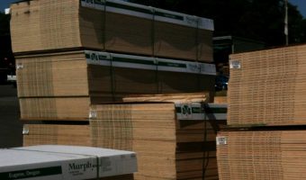 plywood stacks