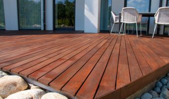 gorgeous ipe wood back deck